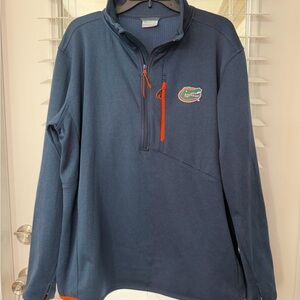 FL GATOR 🐊 Columbia Navy and Orange Lightweight Jacket